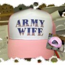 Ball Cap, ARMY WIFE, military, army
