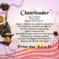 CHEERLEADERS #2 - PERSONALIZED 1 Name Meaning Print  - no US s/h fee