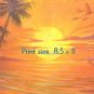 HAWAIIAN SUNSET - PERSONALIZED 1 OR 2 Name Meaning Print  - no US s/h fee