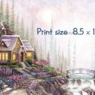 Country COTTAGE - PERSONALIZED 1 Name Meaning Print  - no US s/h fee