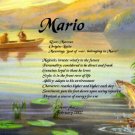 FISHING #1 - PERSONALIZED 1 Name Meaning Print  - no US s/h fee