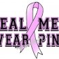 T-shirt - REAL MEN WEAR PINK ~ (yth xSm to Adult xLarge) Breast Cancer PINK RIBBON Awareness