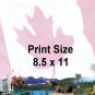 CANADA - PERSONALIZED 1  Name Meaning Print  - no US s/h fee