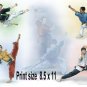 KARATE, MARTIAL ARTS  #2 - PERSONALIZED 1 Name Meaning Print  - no US s/h fee