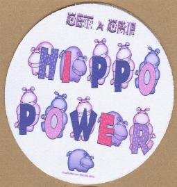 HIPPO POWER,  JAR OPENER - GET a GRIP, purple hippo's
