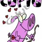 PINK PIG hearts, CUPIG, Valentine ~ Adult 2xLarge to Adult 6xLarge) ~ T-shirt