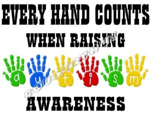 T-shirt - EVERY HAND COUNTS - RAISING AUTISM AWARENESS (Adult - xLg, xxLg)