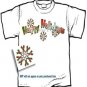T-shirt - HAPPY HOLIDAYS, Autism Snowflakes, - (Adult Sm, Med, Lg)