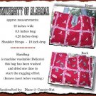 University of ALABAMA - Tote rag Handbag Purse Quilted