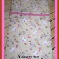 HELLO KITTY and Flowers, biege, pink , 1 Pillowcase - standard size