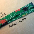 Autism Awareness - Green - Key Holder - Handmade Lanyard - Lanyards