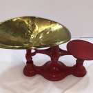 Antique Cast Iron and Brass Fairbanks Scale in Red