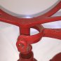 Antique Cast Iron and Brass Fairbanks Scale in Red