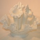 1950's Vintage Fenton Milk Glass Hobnail Epergne