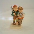 Hummel Goebel Germany Crossroads Figurine with American & German Flags