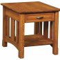 Amish Occasional Table Set Mission Solid Wood Furniture Coffee Sofa End