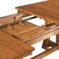 Amish Trestle Dining Table Rectangle Solid Wood Traditional Rustic Furniture