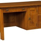 Amish Computer Desk Solid Wood Wooden Small Mission Home Office Furniture File