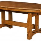 Amish Trestle Dining Table Bench Solid Wood Rectangle Mission Rustic Kitchen