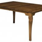 Amish Dining Table Rectangle Leg Country Cottage Rustic Solid Wood Furniture