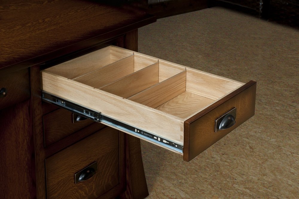 Amish Computer Desk Hutch Topper Solid Wood Home Office Furniture File