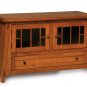 Large Amish Plasma TV Stand Shaker Wood LCD LED Console Media Cabinet Storage