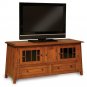 Large Amish Plasma TV Stand Shaker Wood LCD LED Console Media Cabinet Storage
