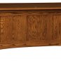 Amish Mission Computer Desk Executive Writing Solid Wood Office Furniture File