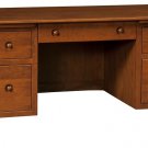 Amish Oak Computer File Desk Shaker Solid Wood Furniture Office File New