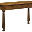 Amish Occasional Table Set Colonial Turned Leg Solid Oak Wood Coffee End Sofa