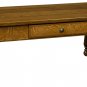 Amish Occasional Table Set Colonial Turned Leg Solid Oak Wood Coffee End Sofa