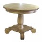 Amish Oak Occasional Tables Set Pedestal Country Solid Wood Coffee End Table New