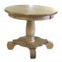 Amish Oak Occasional Tables Set Pedestal Country Solid Wood Coffee End Table New