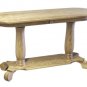 Amish Oak Occasional Tables Set Pedestal Country Solid Wood Coffee End Table New