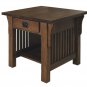 Amish Rustic Mission Occasional Table Set Solid Wood Furniture Sofa Coffee End