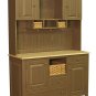 Amish Country Kitchen Hutch Pantry Cabinet Solid Wood