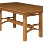 Amish Transitional Trestle Dining Table Solid Wood 42" x 72"