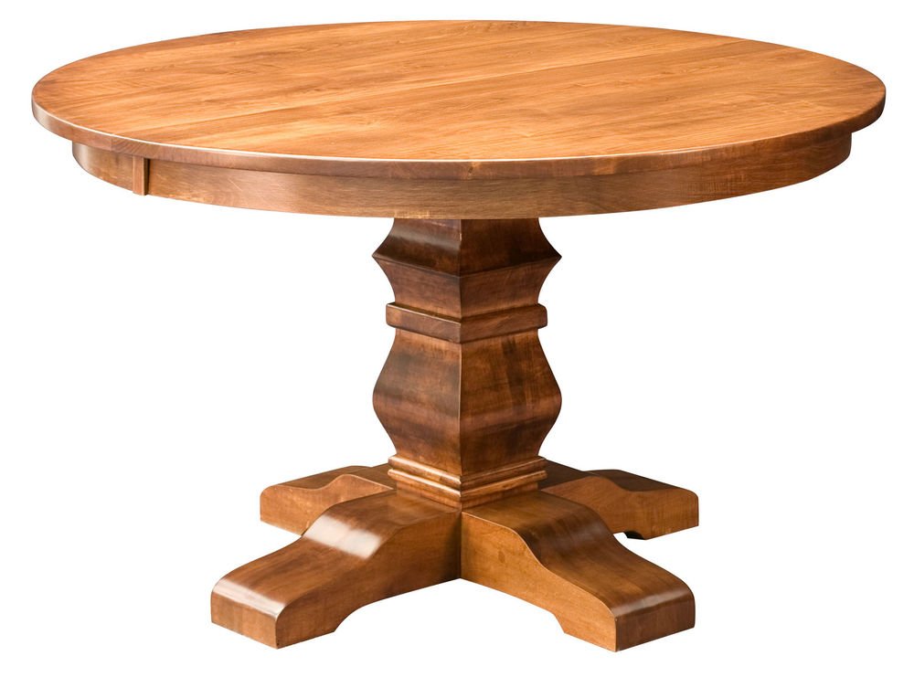 colonial round pedestal kitchen table with 4 legs