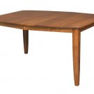 Large Amish Rectangle Dining Table Boat Top Extending Solid Wood Casual New