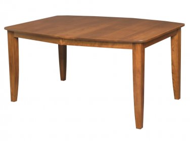 Large Amish Rectangle Dining Table Boat Top Extending Solid Wood Casual New