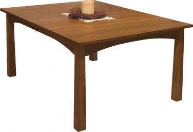 Amish Dining Table Solid Wood Oak Maple Cherry Rectangle Country Cottage New