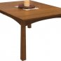 Amish Dining Table Solid Wood Oak Maple Cherry Rectangle Country Cottage New