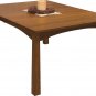 Amish Dining Table Solid Wood Oak Maple Cherry Rectangle Country Cottage New