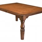 Amish Rectangle Farmhouse Dining Table Extending Rustic Solid Oak Wood New