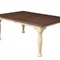 Amish Farmhouse Dining Table Rectangle Solid Wood Extending Country Kitchen New