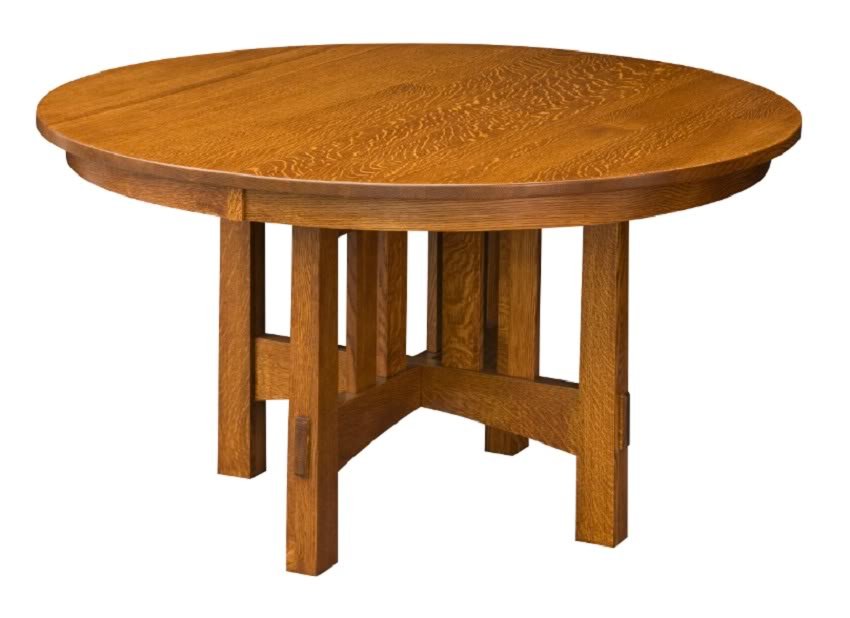 amish round kitchen table