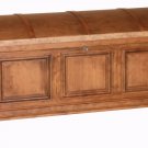 Amish Cherry Blanket Chests Box Cedar Hope Wooden Storage Clothes Trunk New