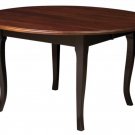 Amish Round Dining Table Chairs Set Solid Wood Leg 2-Tone Modern Country Black
