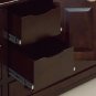 Amish Modern Flat Screen TV Stand Cabinet Solid Wood Glass Doors 60",72"