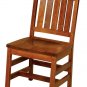 Amish Solid Wood Round Dining Table Pedestal Mission Base Extending Arts Crafts